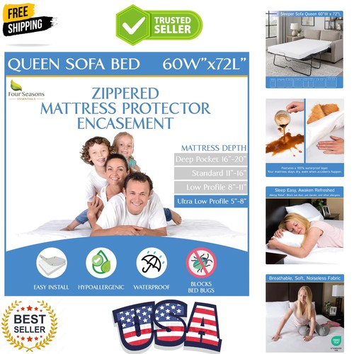 Sleeper sofa queen - sofa, mattress